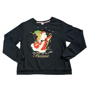🟡Holiday Time Women’s Christmas Pullover Sweatshirt Size XL